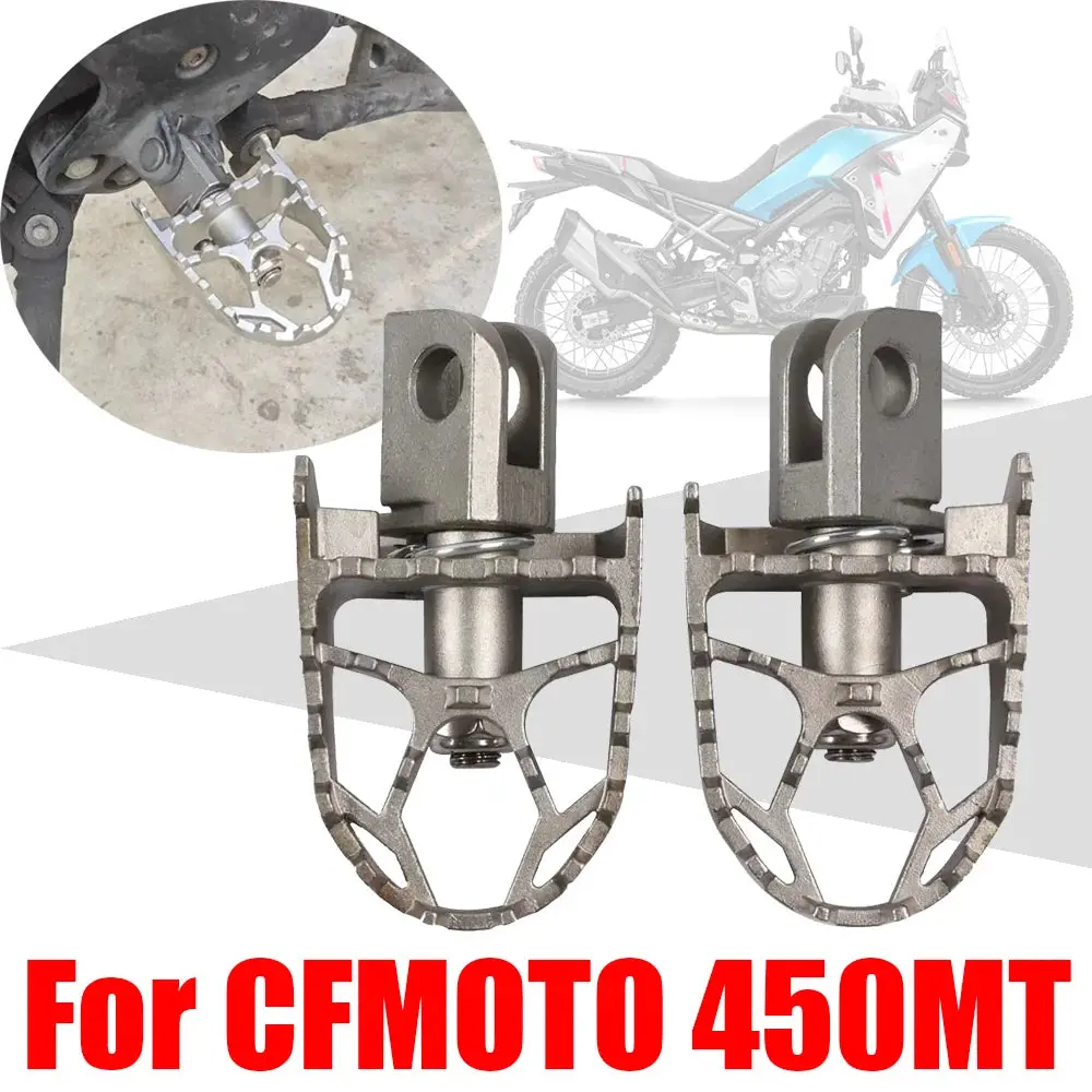 For Cfmoto Cf Moto 450Mt Mt450 Mt 450 Mt Cf450mt Accessories Rotatable Footrest Foot Pegs Pedals Footpegs Foot Rests Parts 1