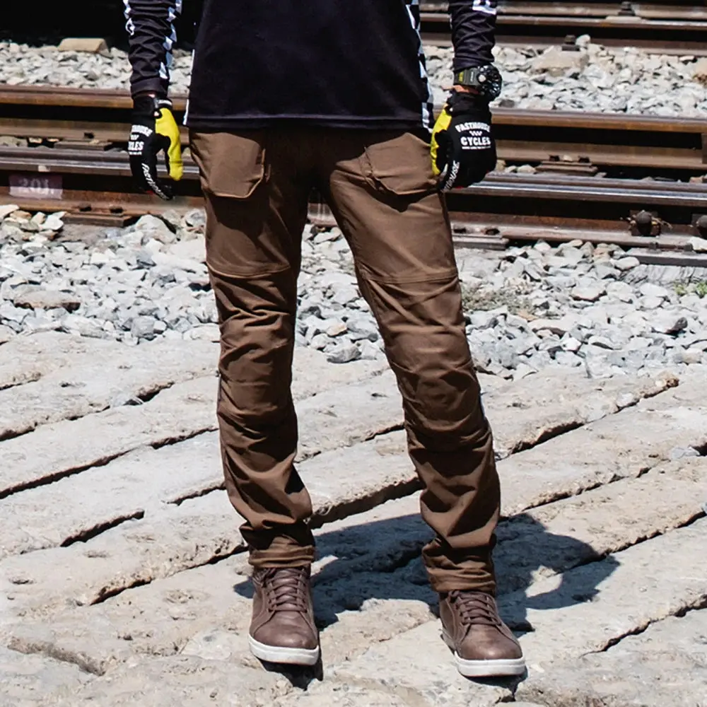 Duhan Summer Breathable Motorcycle Pants Anti Drop Wear-Resistant Logging Pants Male Commuting Motocross Equipment Reflective 1