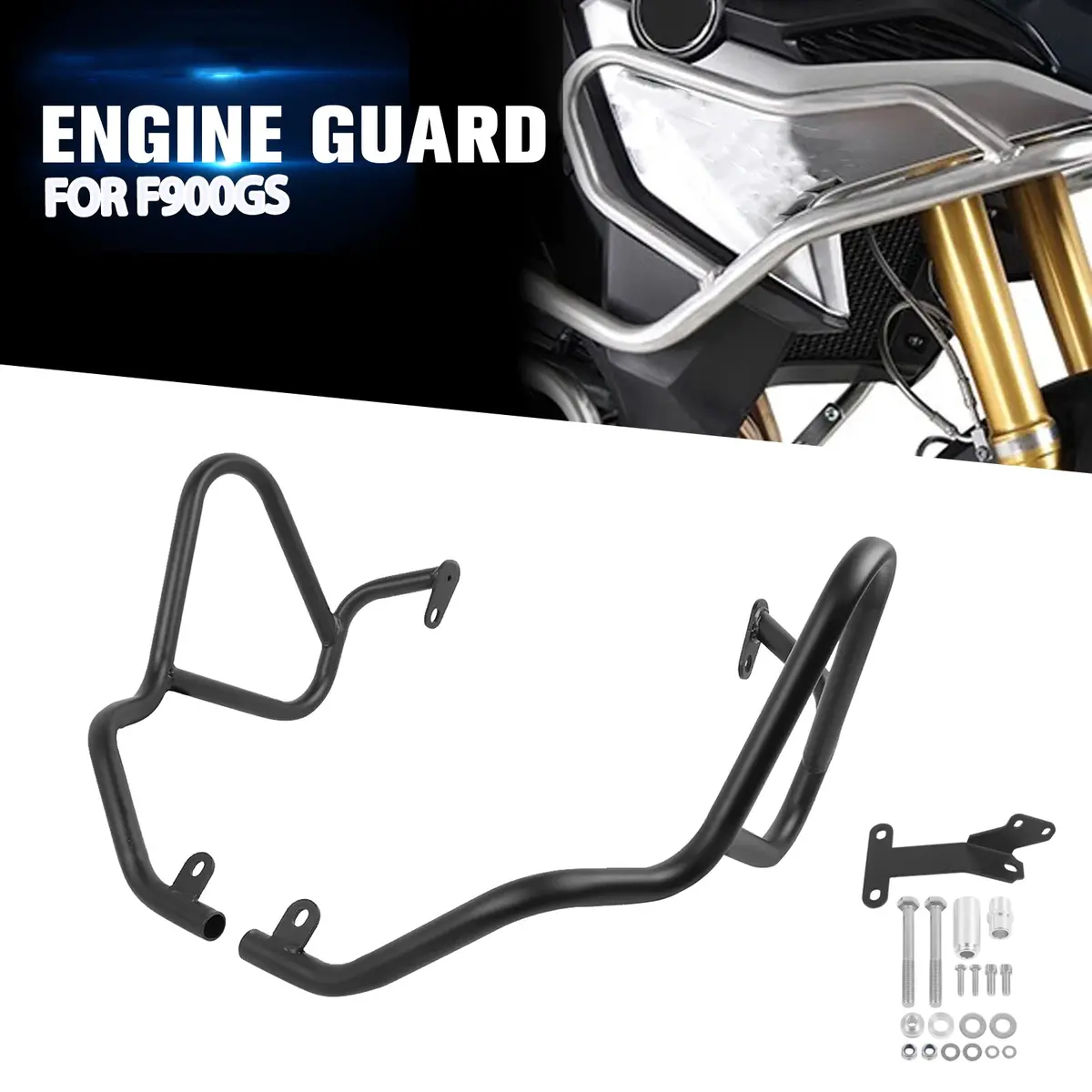 For Bmw F900gs F 900 Gs F900 Gs 2024 2025 Motorcycle Engine Guard Stunt Cage Fairing Frame Protector Upper Crash Tank Bar Bumper 1