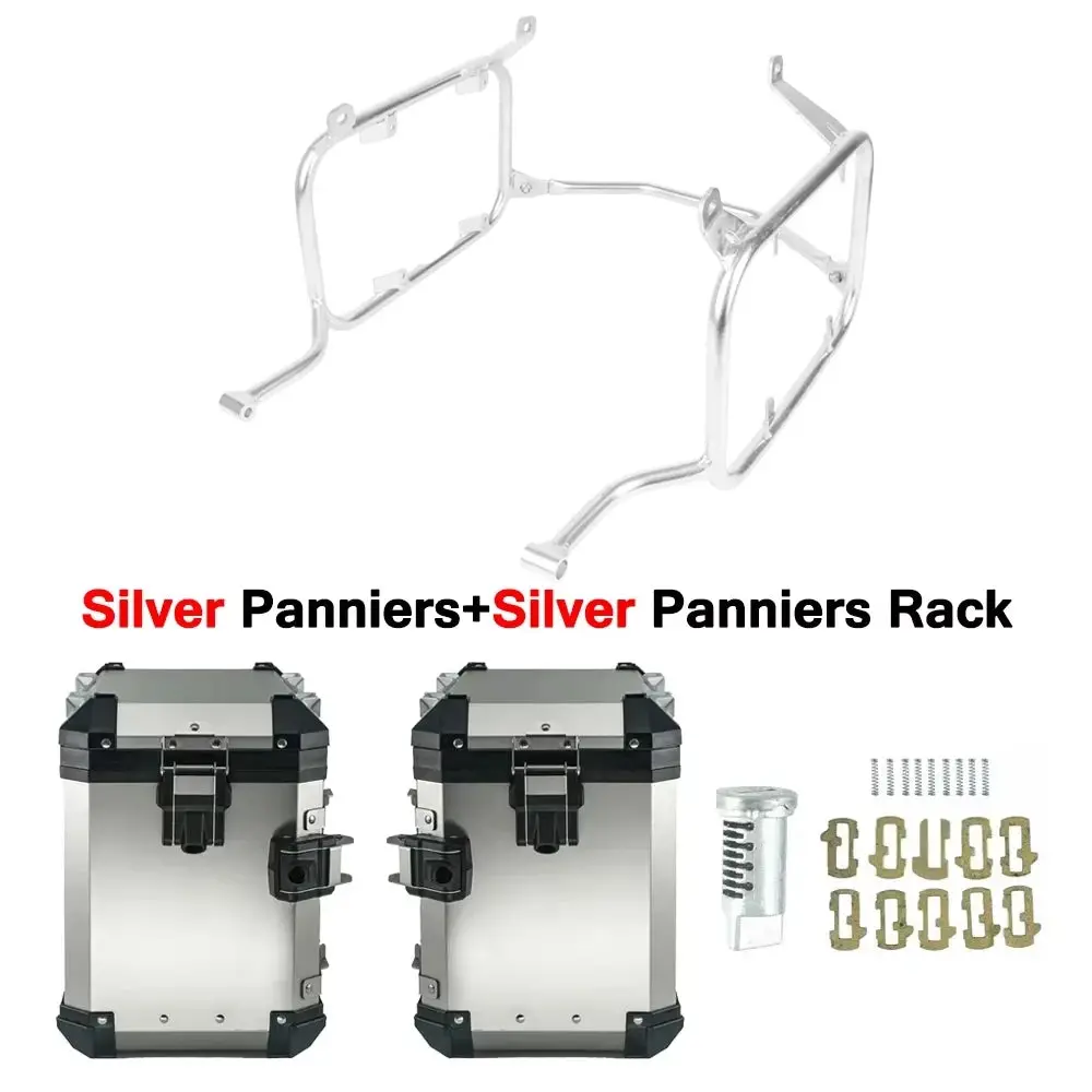 Motorcycle Aluminum Box Pannier Saddlebag Top Case Luggage Rack For Honda Xl750 Transalp Xl 750 2023 2024 Tail Side Box Bracket 1