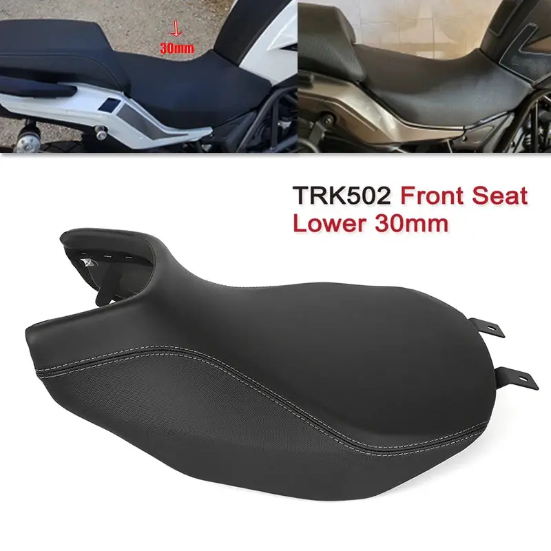 Lower 30Mm Seat Hump Seat Saddle Cushion Pad For Benelli Trk502 Trk 502 Black Vintage Saddle Seat Motorcycle Accessories 1