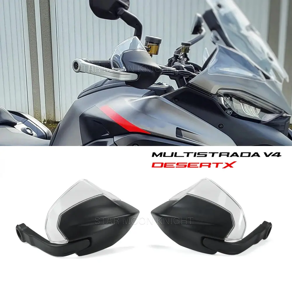 Handlebar Handguard Extension For Ducati Multistrada V4 V4 Pikes Peak V4s Desert X Motorcycle Oversized Hand Guards Kit 1