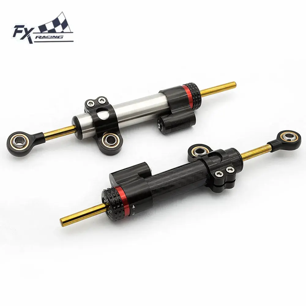 Carbon Shock Absorber Steering Directional Damper Stabilizer Motorcycle For Honda Suzuki Gsxr 600 750 Cb400 Yzf R1 R6 Mt-07 Mt09 1