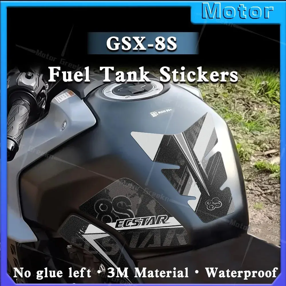For Gsx8s Gsx-8S Gsx 8S Gsx 8S Gsx-8S 2023 2024 Motorcycle Frosted Fuel Tank Sticker Protector Pad Decals Accessories 1