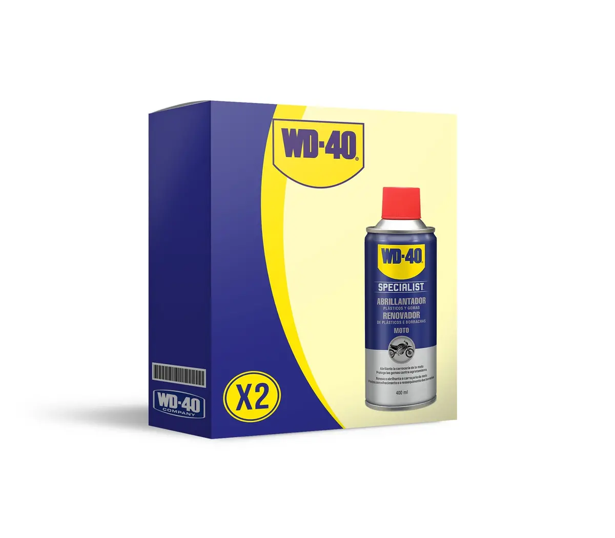Motorbike Wd-40-Silicone Brightener-Spray 400Ml - Pack 2 Pieces 1