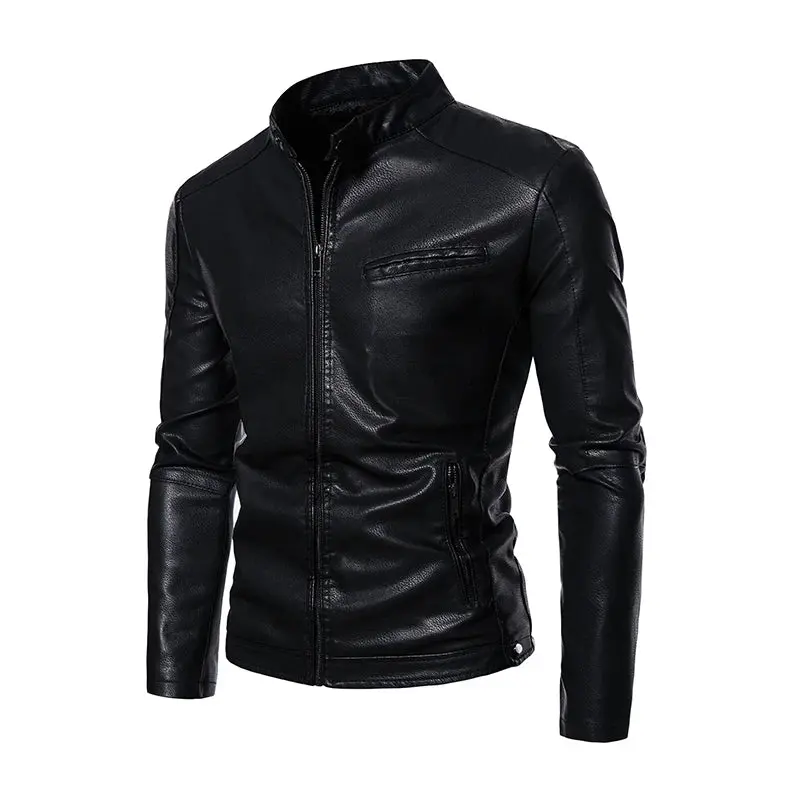 Vintage Classic Brown Leather Jacket Men High Quality Genuine Leather Spring Fall Thick Outdoor Coat Windproof Warm Thick Male 5