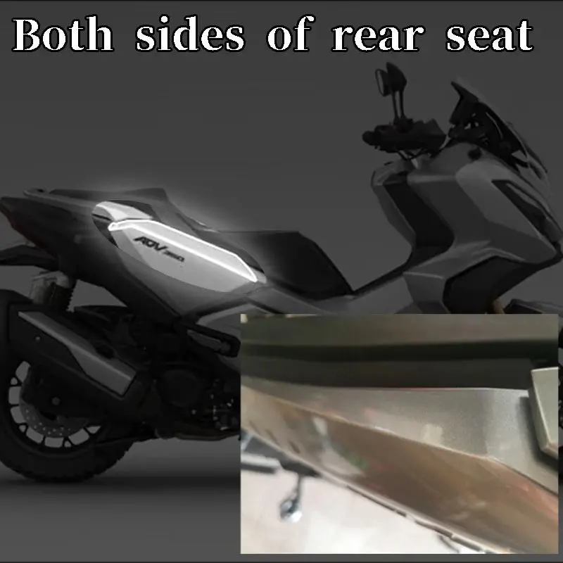For Honda Adv 350 Adv350 2022 2023 Motorcycle 3D/6D Footrest Pad Windshield Decal Carbon Fiber Sticker Decorate Sticker Full Set 25