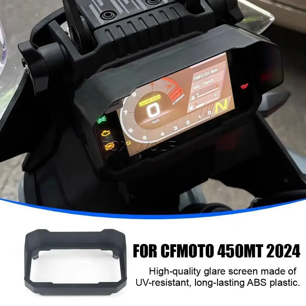 For Cfmoto 450Mt 450 Mt 2024 Motorcycle Accessories Sun Visor Cover Uv-Resistant Long-Lasting Dashboard Guard Protector 1