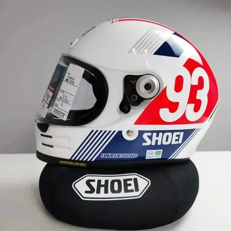 Shoei Glamster Retro Cruise Latte Free Climbing Motorycle Helmet Moto Retro Helmet Motorbike Riding Motocross Full Face Helmets 4