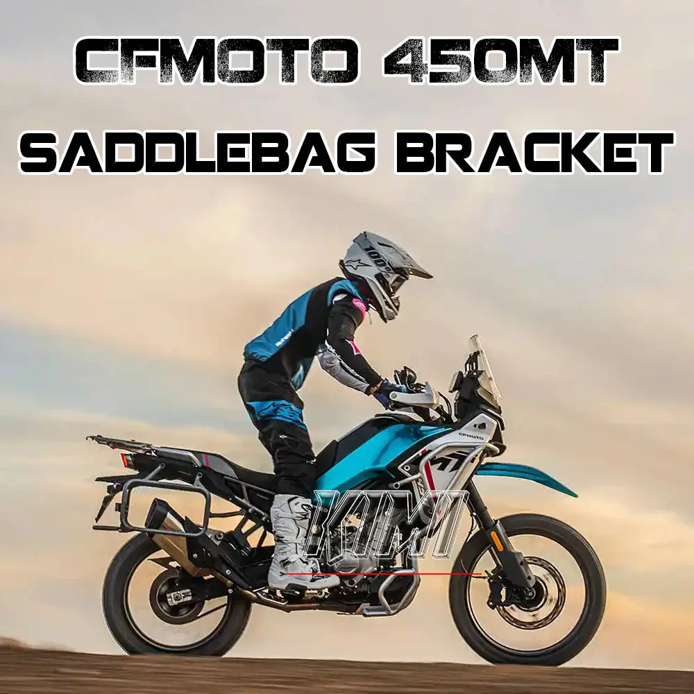 For Cfmoto 450Mt Cf Moto Motorcycle Side Saddlebag Luggage Pannier Rack Trunk Travel Box Toolbox Bracket Mount Frame Accessories 1