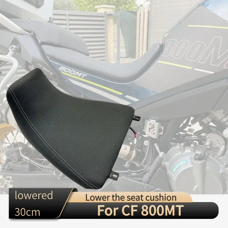 Suitable For Cfmoto Cf 800Mt Motorcycle Modified High And Low 30Mm Heated Seat Custom Retro Hump Saddle Retro Seat Cushion 1