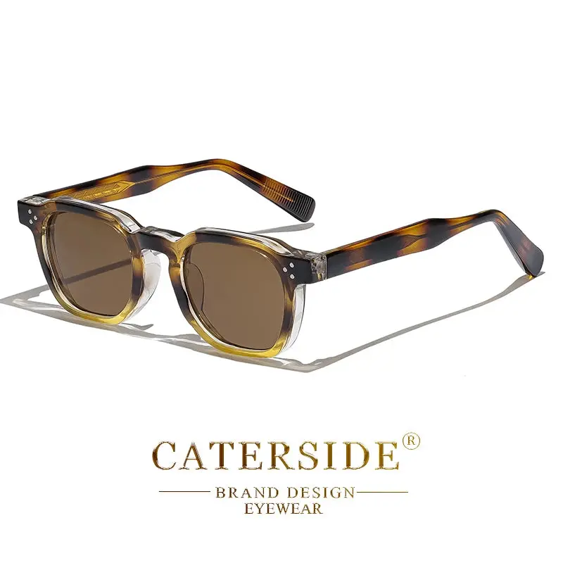 Caterside Fashion Men Sunglasses Small Frame Square Personalized Design Sun Glasses Women Travel Party Business Festival Gift 14