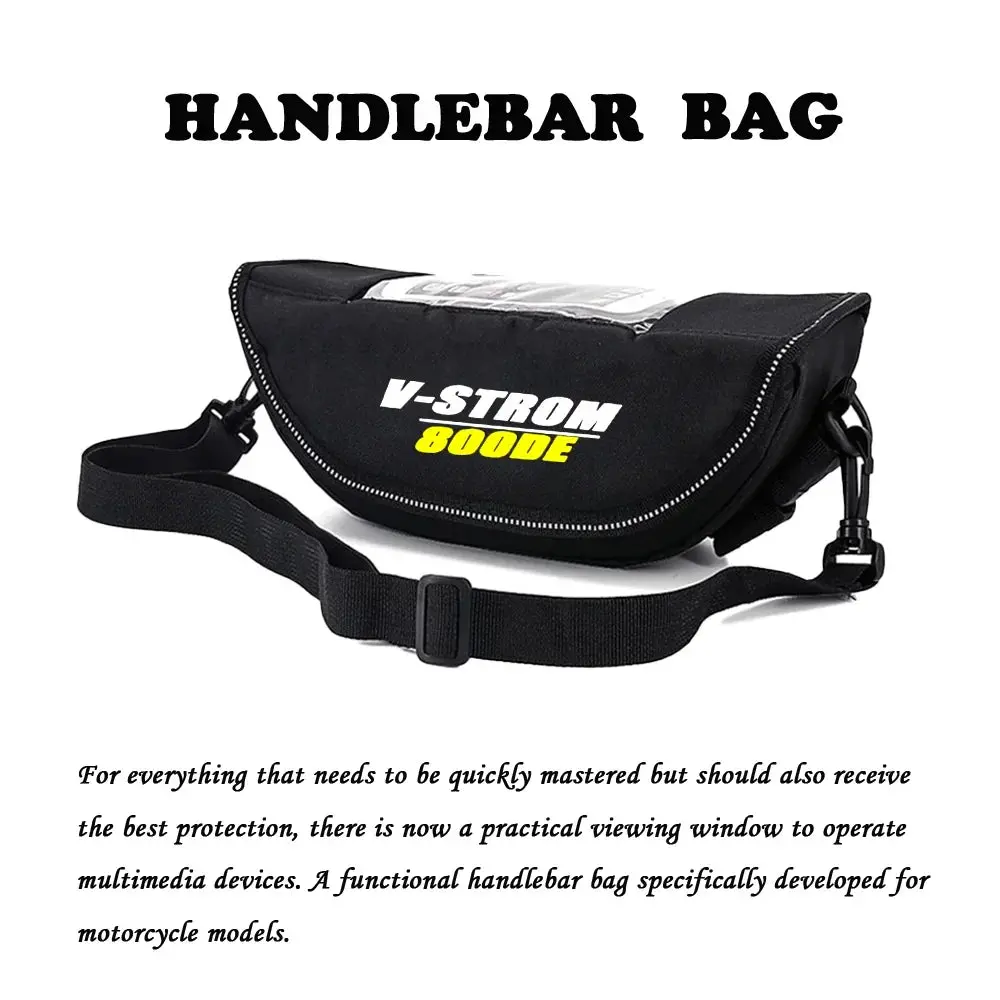 For Suzuki V-Storm 800De V-Strom 800De 2023 Motorcycle Accessories Waterproof Bag Storage Handlebar Bag Travel Tool Bag 6