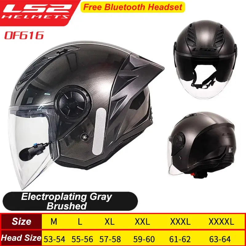 LS2 OF616 Airflow Open-Face Helmet – Ventilated 3/4 Design with Aerodynamic Tail Wing for Scooters and Motorcycles - Image 17