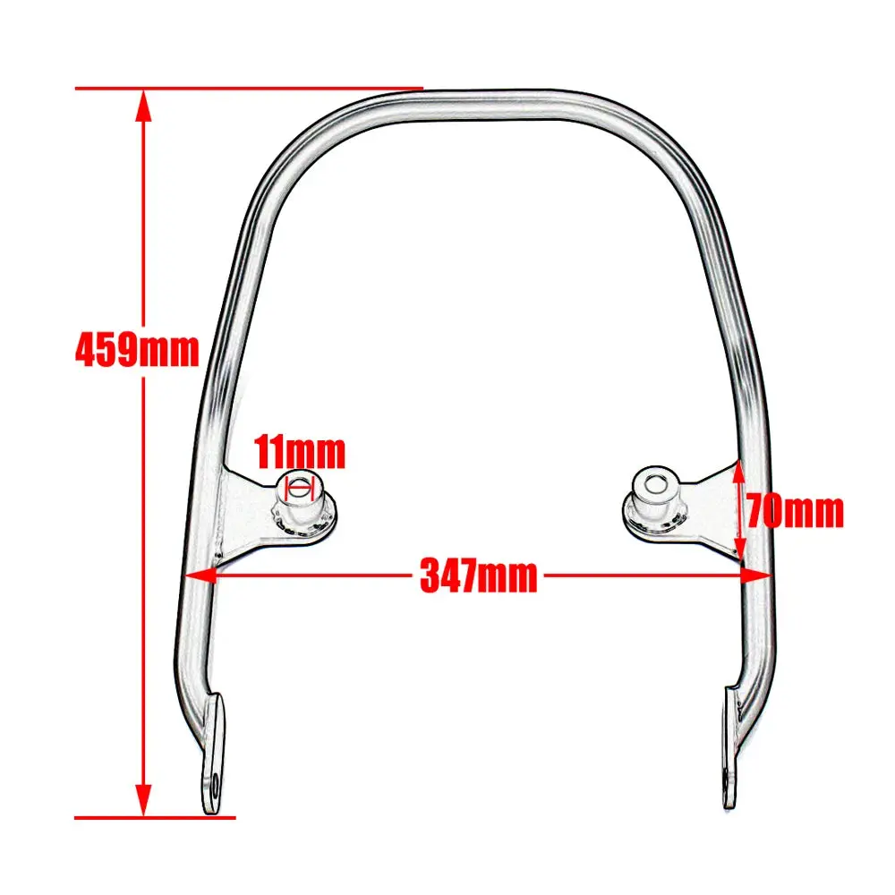 Rear Luggage Rack Passenger Handgrip Rail Bar Support Bracket For Kawasaki Z650rs Z 650 Rs 2022 2