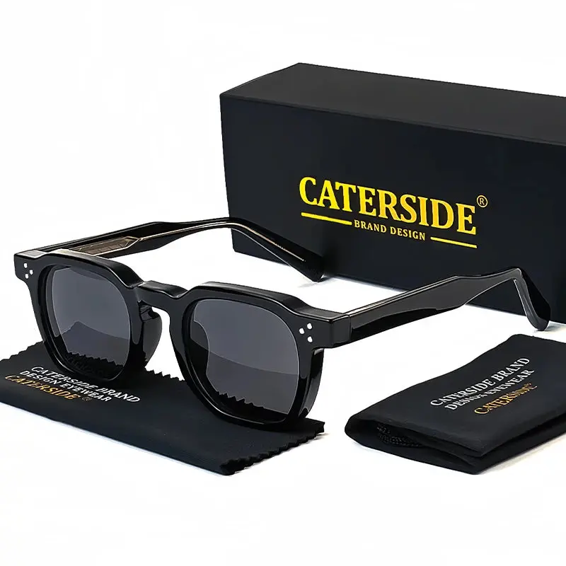 Caterside Fashion Men Sunglasses Small Frame Square Personalized Design Sun Glasses Women Travel Party Business Festival Gift 18