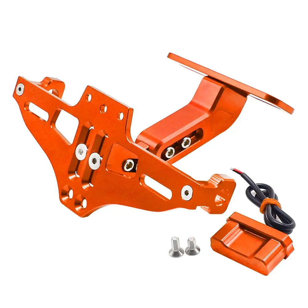 For Cfmoto Cf Moto 650Mt 650 Mt All Years 2024 2023 2022 2021 Motorcycle Rear License Plate Bracket Holder Led Turn Signal Light 9