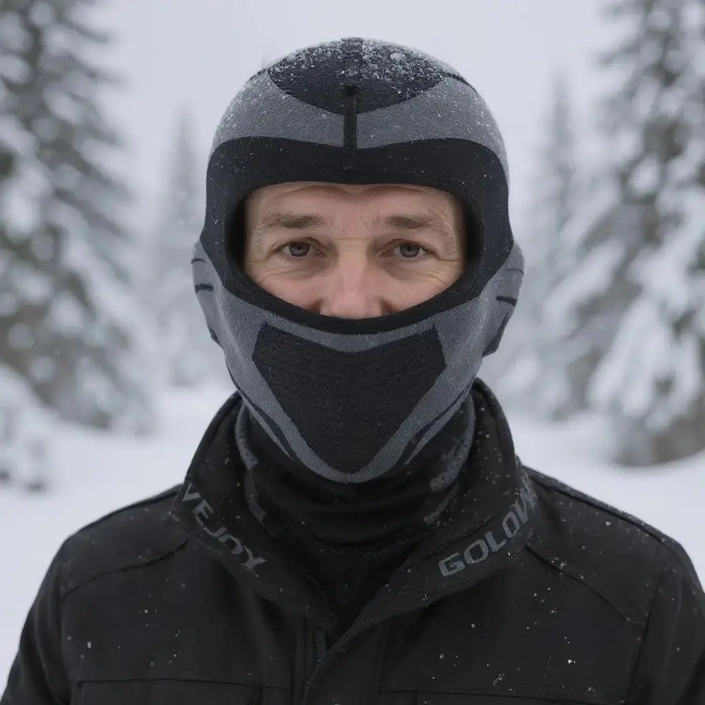 Men Balaclava Motorcycle Face Mask Full Face Winter Cold-Proof Ski Mask Motorcycle Cycling Bike Scarf Hat Casco Moto Helmet Hood 1