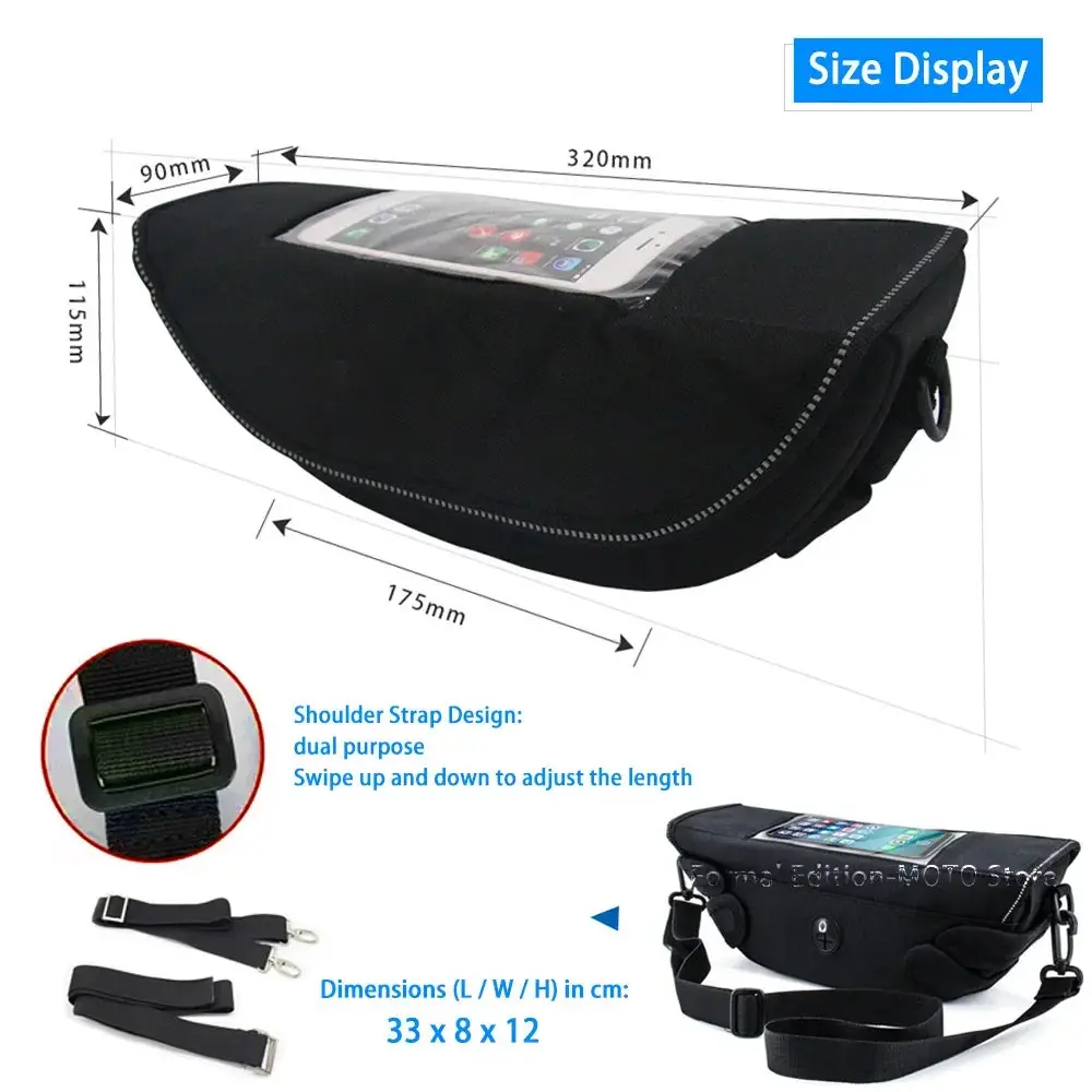 For Suzuki V-Storm 800De V-Strom 800De 2023 Motorcycle Accessories Waterproof Bag Storage Handlebar Bag Travel Tool Bag 6