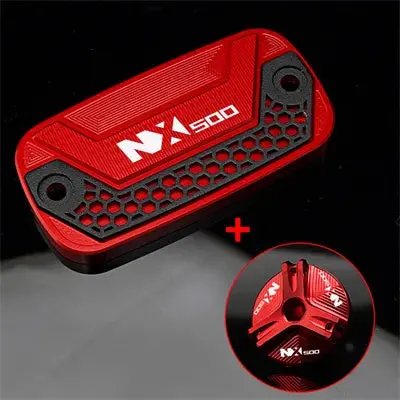 Nx500 Accessories Motorcycle Front Brake Fluid Reservoir Cover Engine Oil Filler Cap For Honda Nx500 Nx 500 Nx500 2023-2025 7