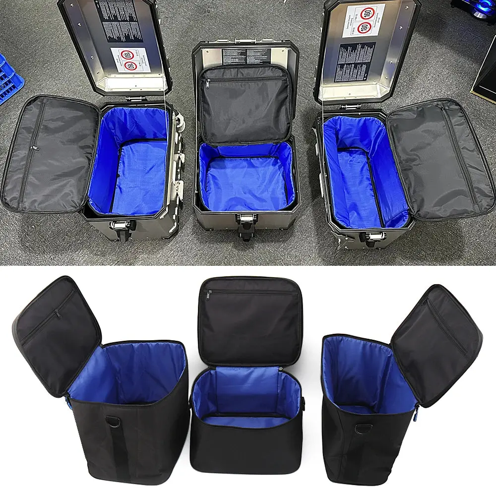 New Motorcycle Luggage Bag Black Inner Bags Blue Top Side Case Bag For Bmw R1250gs R1200gs Adv F800gs F850gs F750gs 1