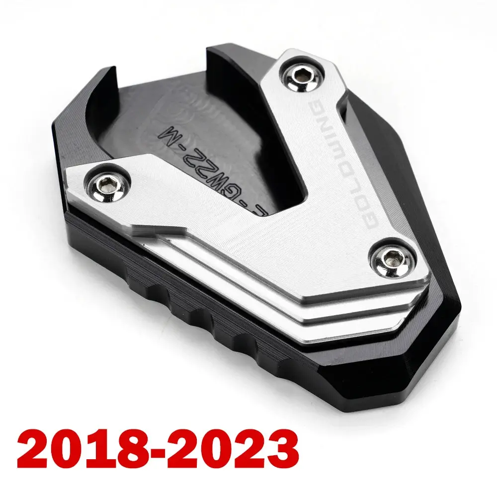 New Motorcycle Cnc Foot Support Extension Plate Side Stand Enlarge For Honda Goldwing 1800 2018-2023 Gold Wing Gl1800 2002-2017 5