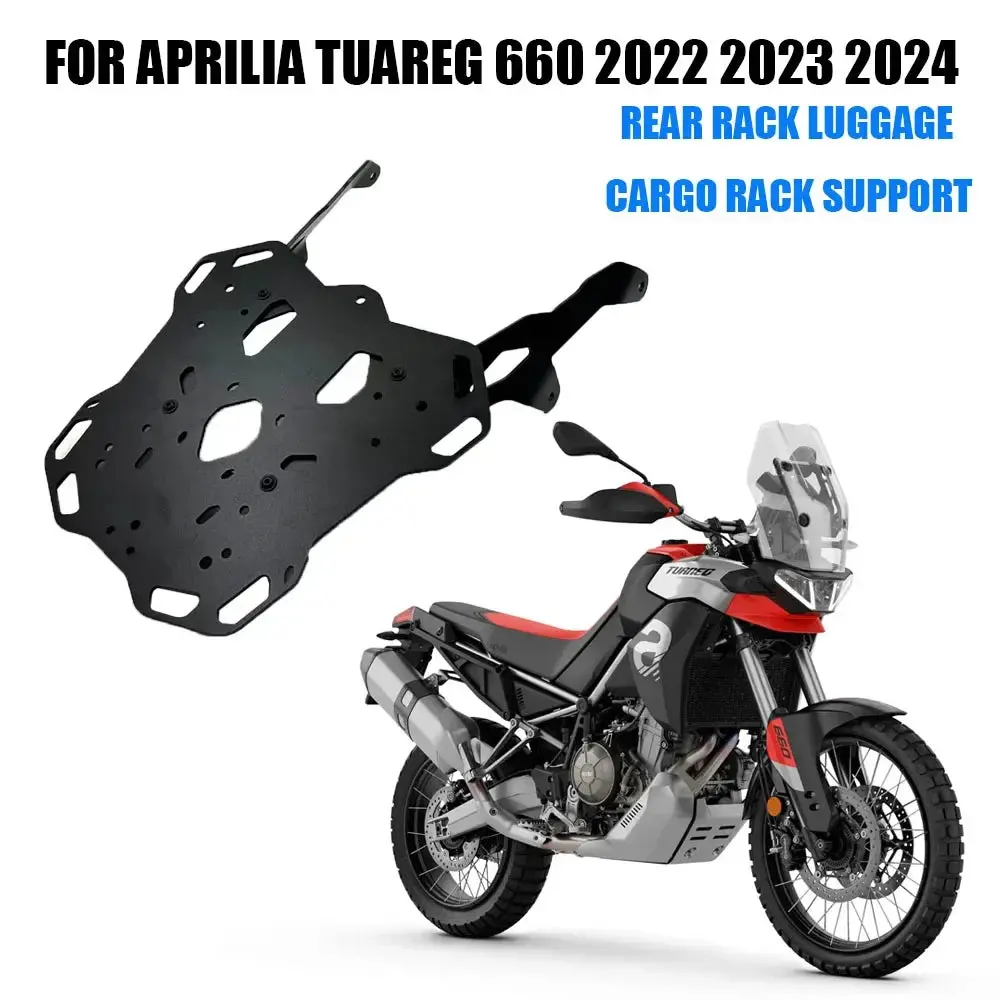 Motorcycle Accessories For Aprilia Tuareg 660 2022 2023 2024 Rear Rack Luggage Cargo Rack Support 1