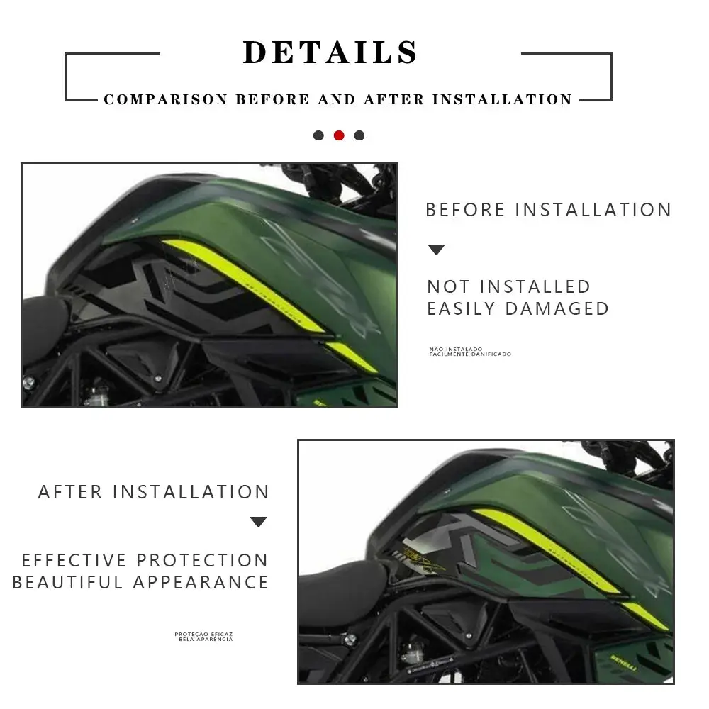 Trk702x 2023 Motorcycle Accessories 3D Gel Epoxy Resin Sticker Kit Tank Pad Protection For Benelli Trk 702X Trk 702 X 4