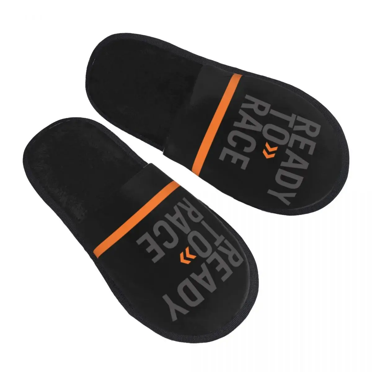Custom Ready To Race Logo Memory Foam Slippers Women Cozy Warm Racing Sport Motorcycle Rider House Slippers 1
