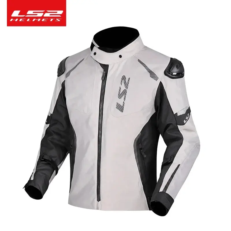 Ls2 Winter Waterproof Motorcycle Jacket Men Women Ce Certified Riding Jacket Warm Protective Gear With Removable Thermal Liner 2