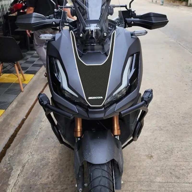 For Honda Adv 350 Adv350 2022 2023 Motorcycle 3D/6D Footrest Pad Windshield Decal Carbon Fiber Sticker Decorate Sticker Full Set 10