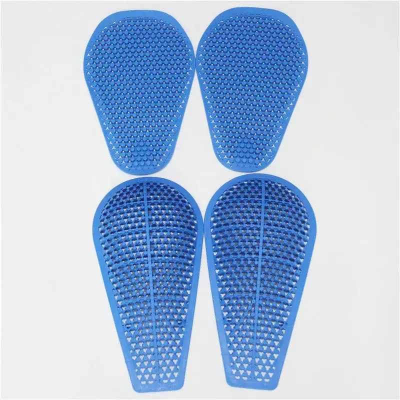 Riding Protect Gear Ce Insert Armor Knee Hip Protector Pads Motorcycle Pants Replacement Silica Gel (2 X Knee Pads+2 X Hip Pads) 10