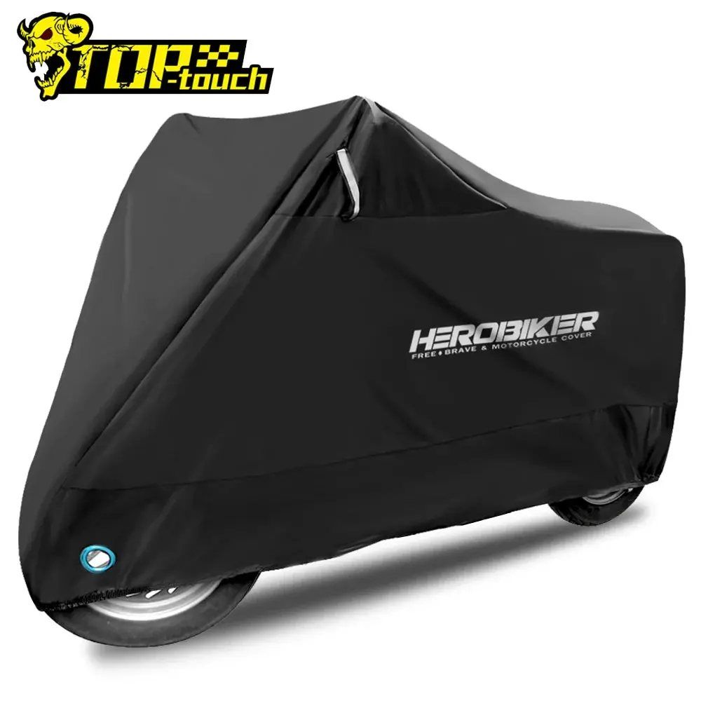 Motorcycle Cover Universal Waterproof Accessories Outdoor Sunscreen Rain For Scooter Bicycle Uv Dustproof Protective Cover M-4Xl 1