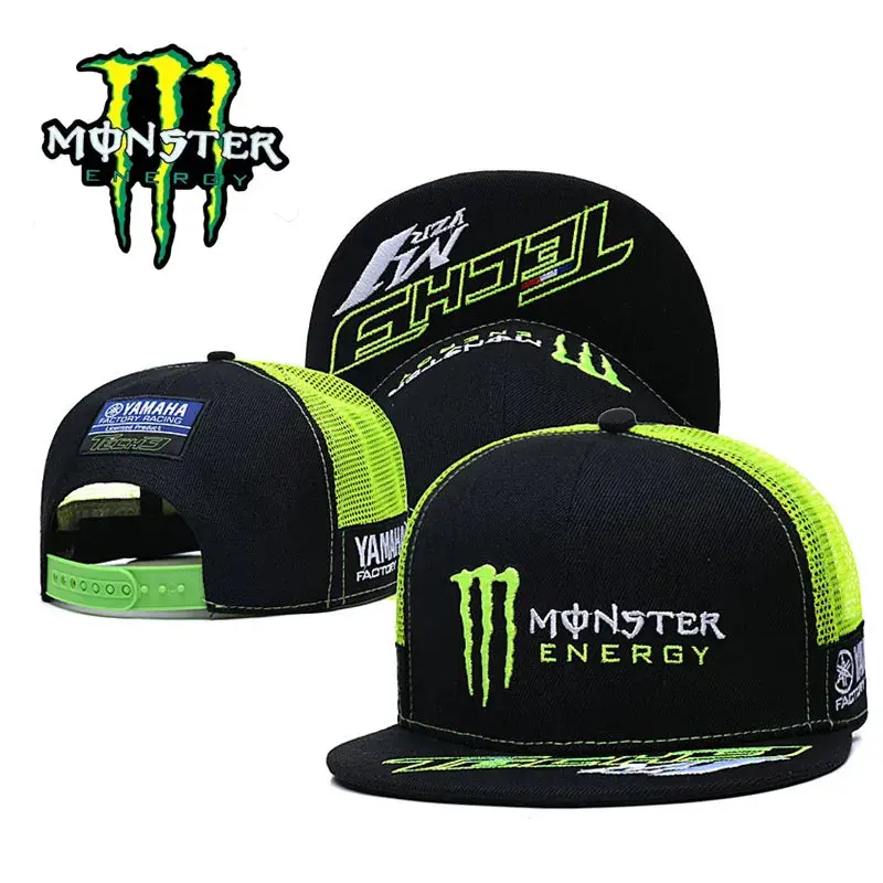 Monster Energy Baseball Cap Snapback Hat Hats & Caps Men Moto  Letters Racing Motocross Riding Hip Hop Sun Hats 1