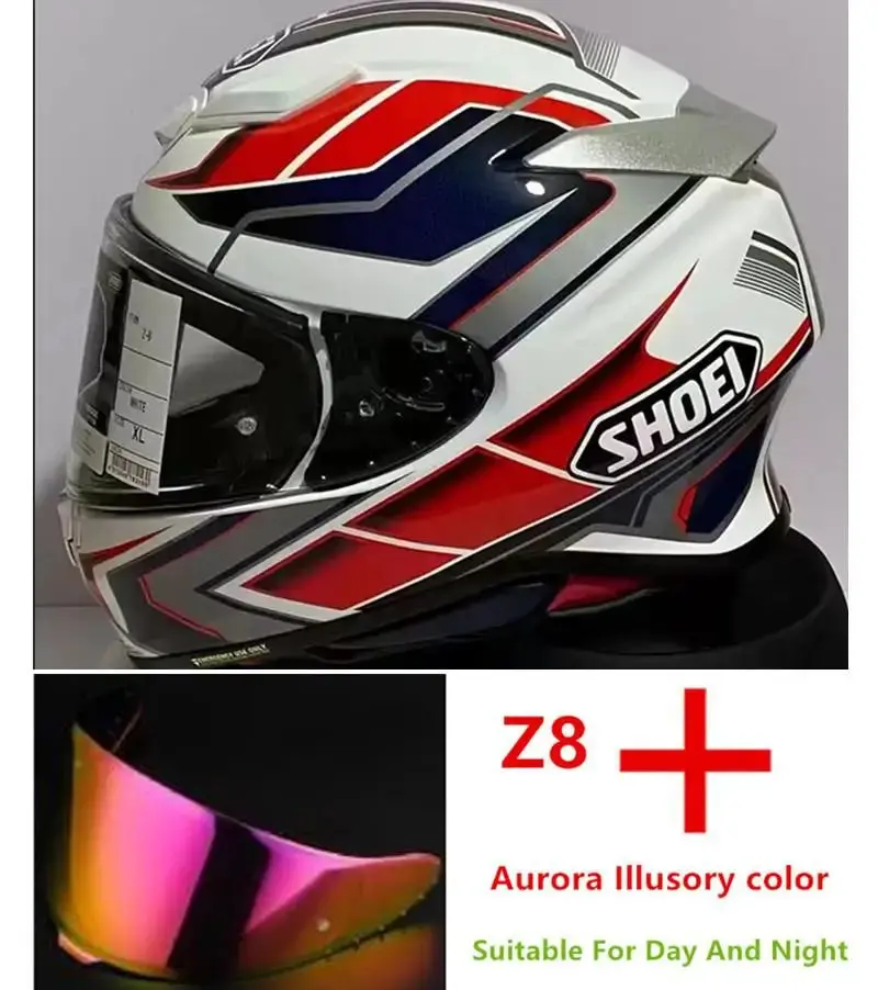 Shoei Z8 Full-Face Motorcycle Helmet – Advanced RF-1400 and NXR-2 Prologue TC-1 model for racing, motocross, and everyday street riding - Image 7