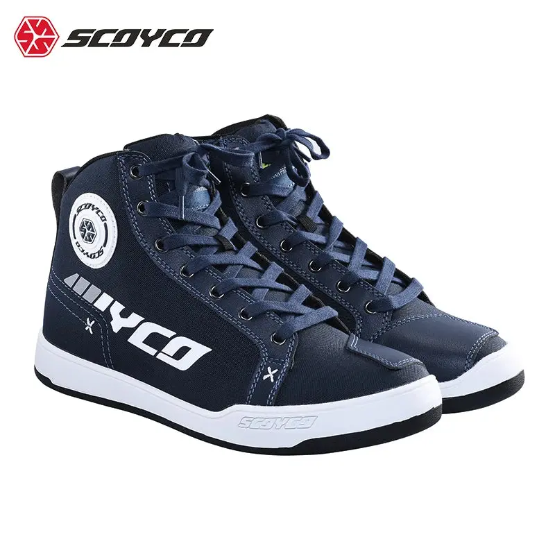 Motorcycle Riding Shoes Casual Commuter Boots Protective Fall Resistant Wear Boots Four Seasons Men's Riding Shoes 9
