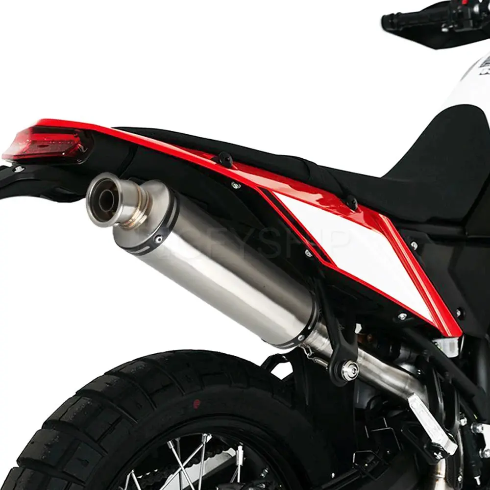 For Yamaha Tenere 700 2019 2020 2021 2022 2023 T7 T700 Xtz 690 700 Escape Slip-On Motorcycle High Position Exhaust Muffler Pipe 1
