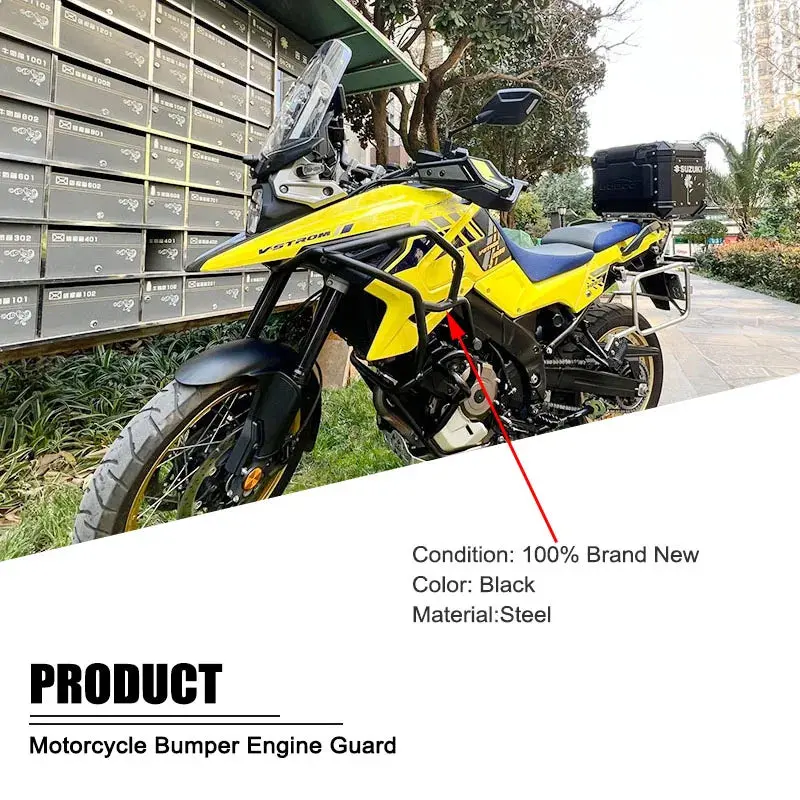 Fit For Suzuki V-Strom 1050 Dl1050 Dl1050xt Bumper Engine Guard Dl1050 Xt Dl1050a 2020-2023 Motorcycle Crash Bars Protector 2