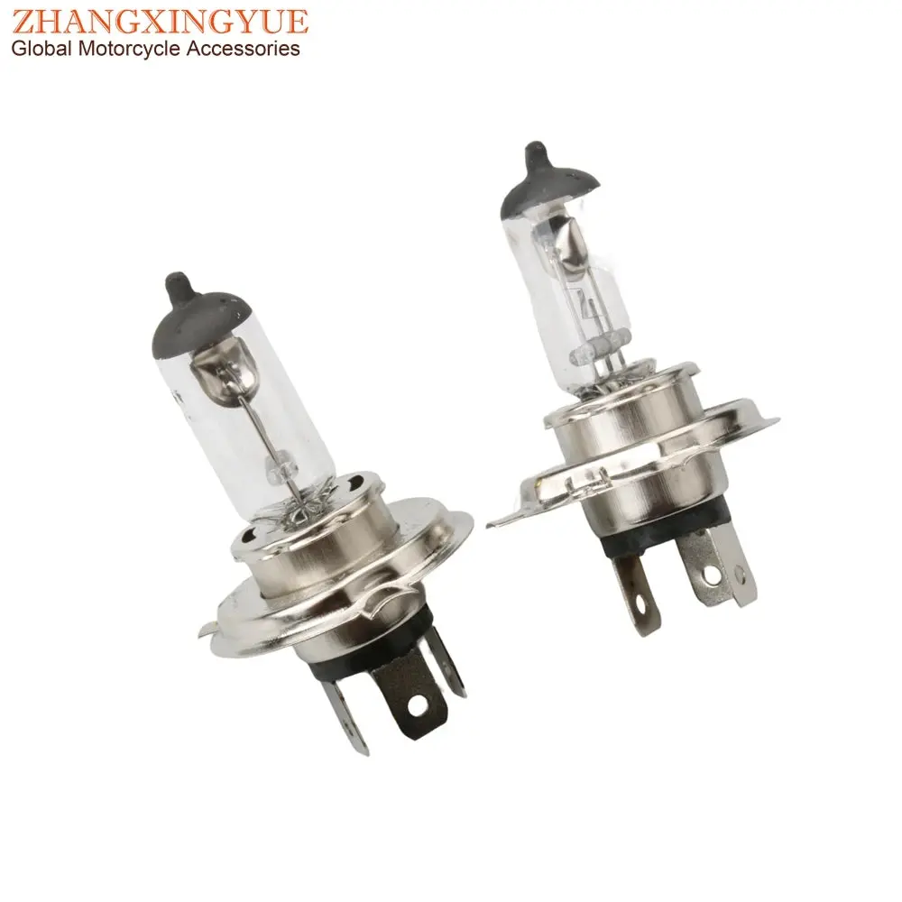 2Pc H4 Px43t Bulb Headlight 12V 35/35W For Motorcycle Scooter Atv Kart 50Cc 70Cc 100Cc 125Cc 150Cc 200Cc 250Cc 1