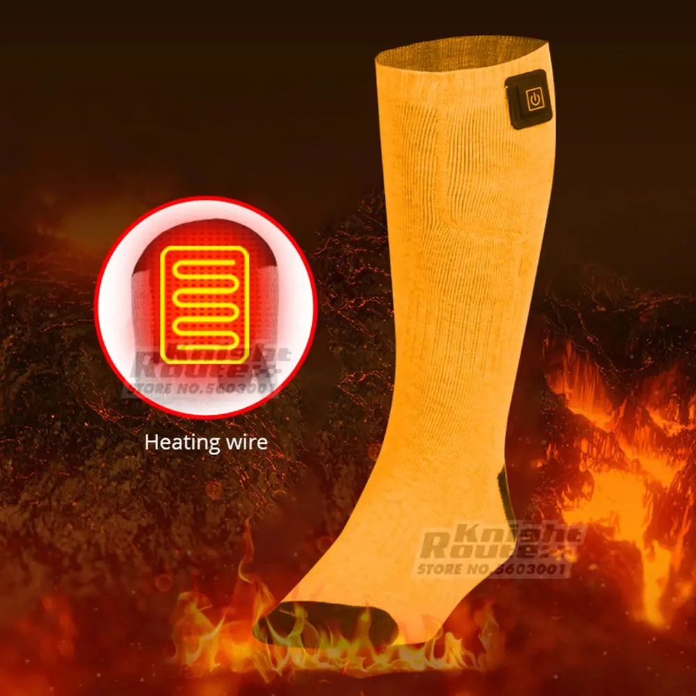 Winter Heated Socks 5000Mah Appcontrol Thermal Socks Women Men Heating Foot Warmer Electric Fever Socks Hiking Ski Warm Outdoor 2
