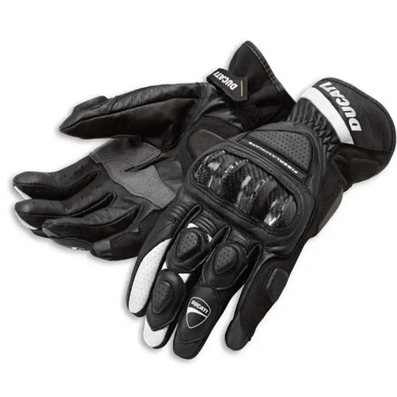 New Summer Winter Full Finger Ducati Motorcycle Gloves Gants Moto Luvas Motocross Leather Motorbike Guantes Moto Racing Gloves 1