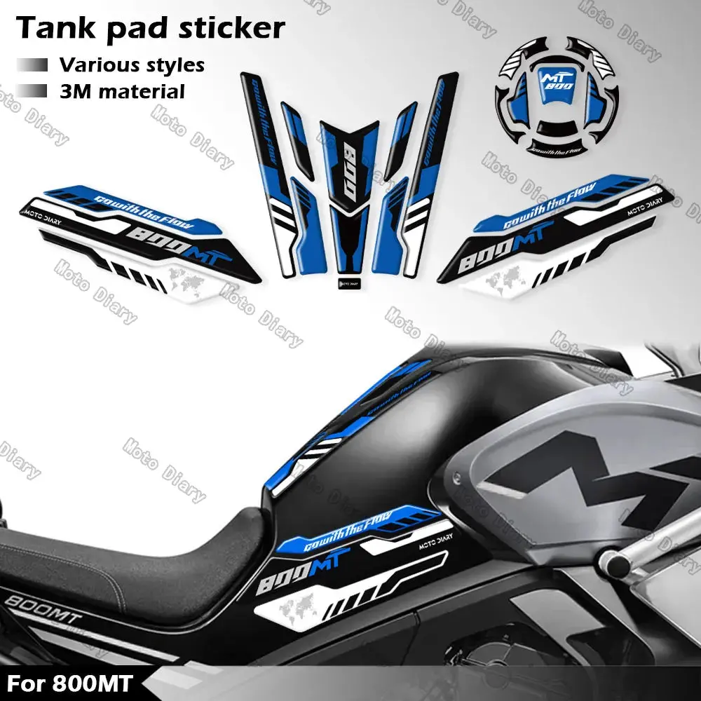 800Mt Fuel Tank Sticker Oil Gas Cap 3D Decal Cover Protector Waterproof For Cfmoto 800Mt Cf Moto 800 Mt 1