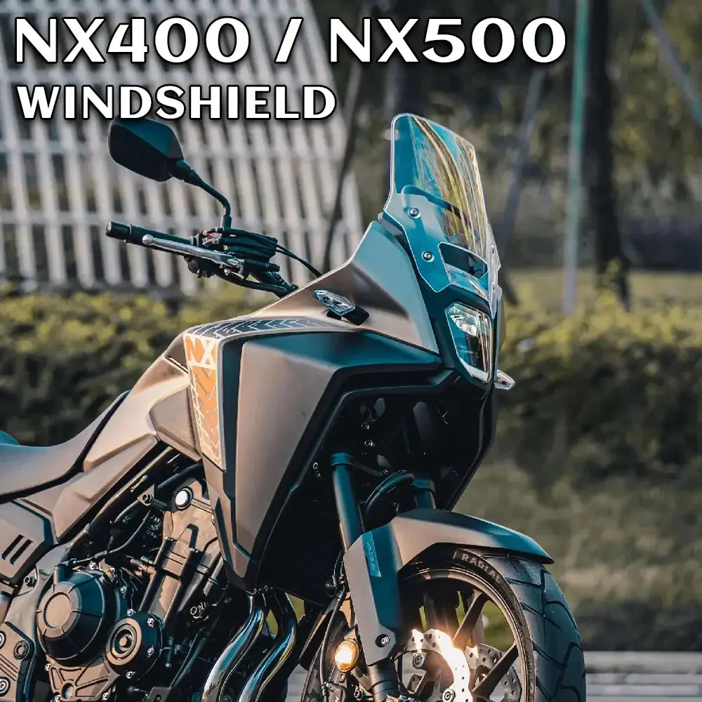 For Honda Nx500 Nx400 Accessories Windshield Nx 500 Motorcycle Front Windscreen 500Nx Windshield Nx 400 Nx500 2024 Parts 1