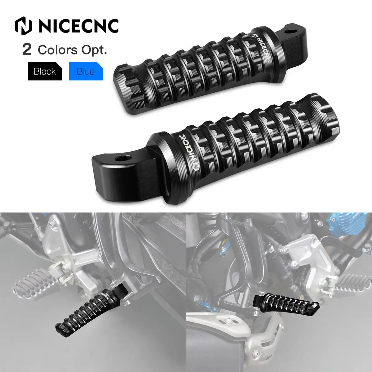 For Yamaha 2019-2024 Tenere 700 T700 Xtz Xtz 700 Rear Passenger Footrest Footpeg For Yamaha Tracer 900 Gt Niken Gt 2019-2020 1