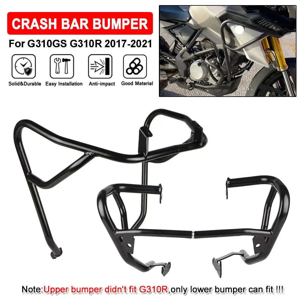 Crash Bars Bumpers For Bmw G310gs G310r 2017-2020 2021 G310 Gs G310 R G 310R Motorcycle Engine Guard Tank Protector Upper Cover 1