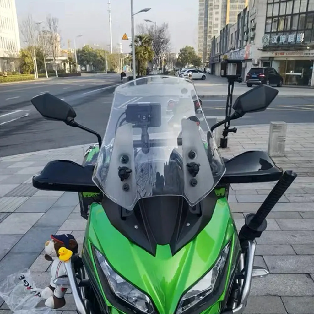 For Kawasaki Versys 650 Kle650 2016-2022 Motocycle Handle Guard Protector Handlebar Handguards Shields Brake Clutch Windshield 3