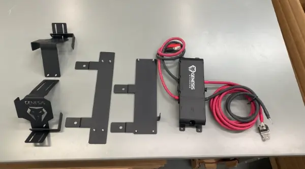 Genesis Offroad | 2020+ Jeep Wrangler Jl Diesel / 392 Dual Battery Kit - Gen 3 1