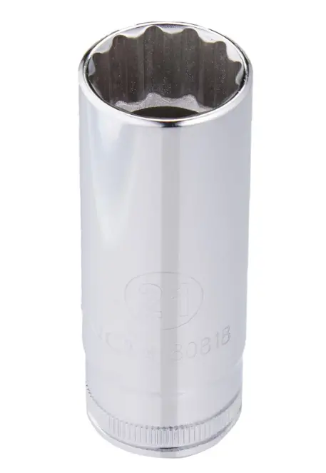 1/2 In. Drive 21Mm Deep Socket 12 Point 1