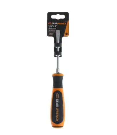 1/4 In. Slotted Screwdriver 4 In. Long 1