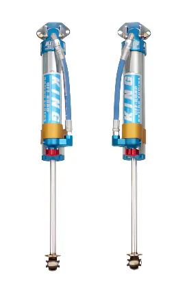 King Shocks | 2007-2018 Jeep Wrangler Jk Rear 2.5 Piggy Hose Reservoir Shocks 0-2 Inch Lift With Adjuster - Pair 1